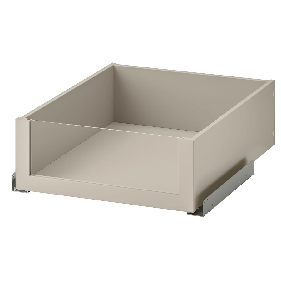 Ящик с фронтальной панелью - IKEA KOMPLEMENT, 50x58 см, бежевый КОМПЛИМЕНТ ИКЕА (изображение №1)
