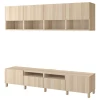 Тумба для ТВ - IKEA BESTÅ/BESTA, 240x42x230 см, коричневый, Бесто ИКЕА