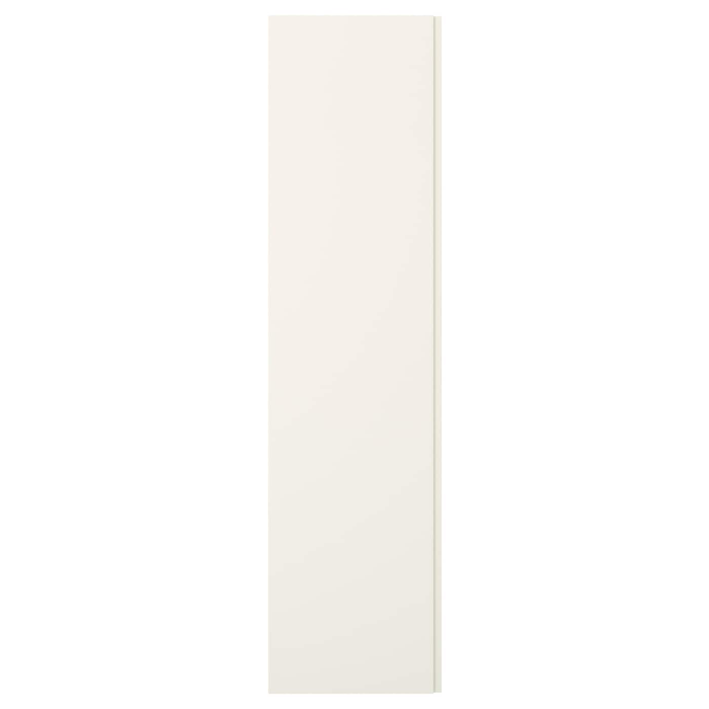 Дверь с петлями - VIKANES IKEA/ ВИКАНЕС ИКЕА, 195х50 см, молочный