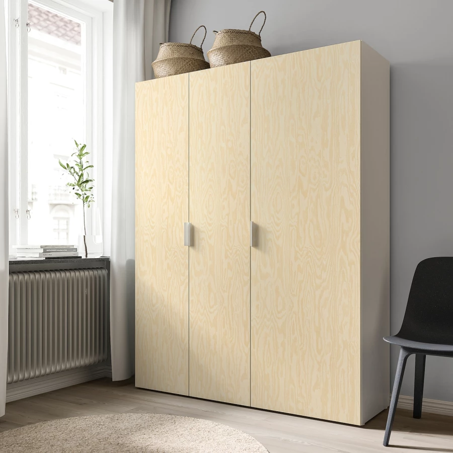 Дверь гардероба - KALBÅDEN /KALBАDEN IKEA/ КАЛБОДЕН ИКЕА, 40x180  см, бежевый (изображение №3)