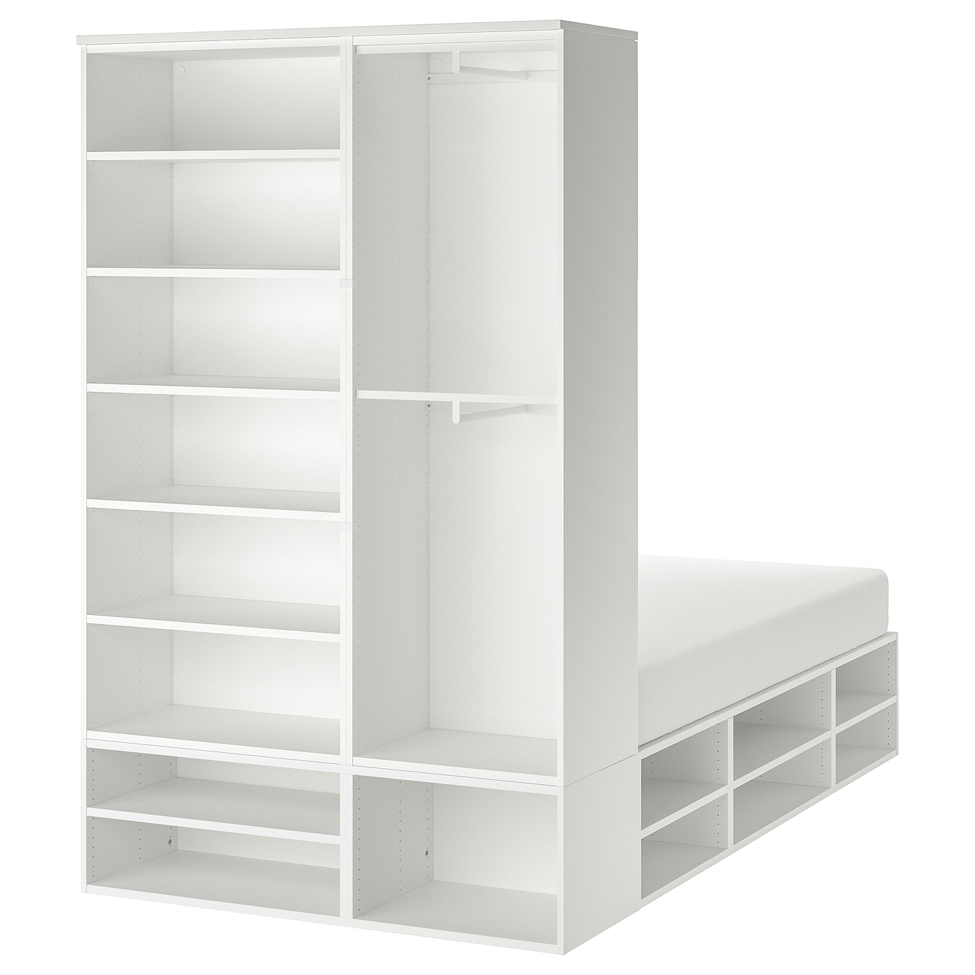 Комплект мебели д/спальни  - IKEA PLATSA, 43x244x140см, белый, ПЛАТСА ИКЕА
