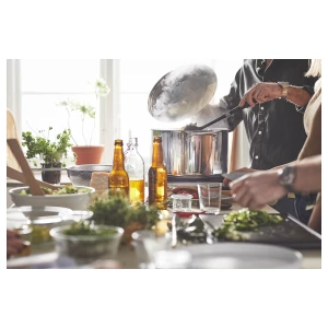 Второе фото. Кастрюля с крышкой - IKEA IKEA 365+, 10 л, нержавеющая сталь, 365+ ИКЕА