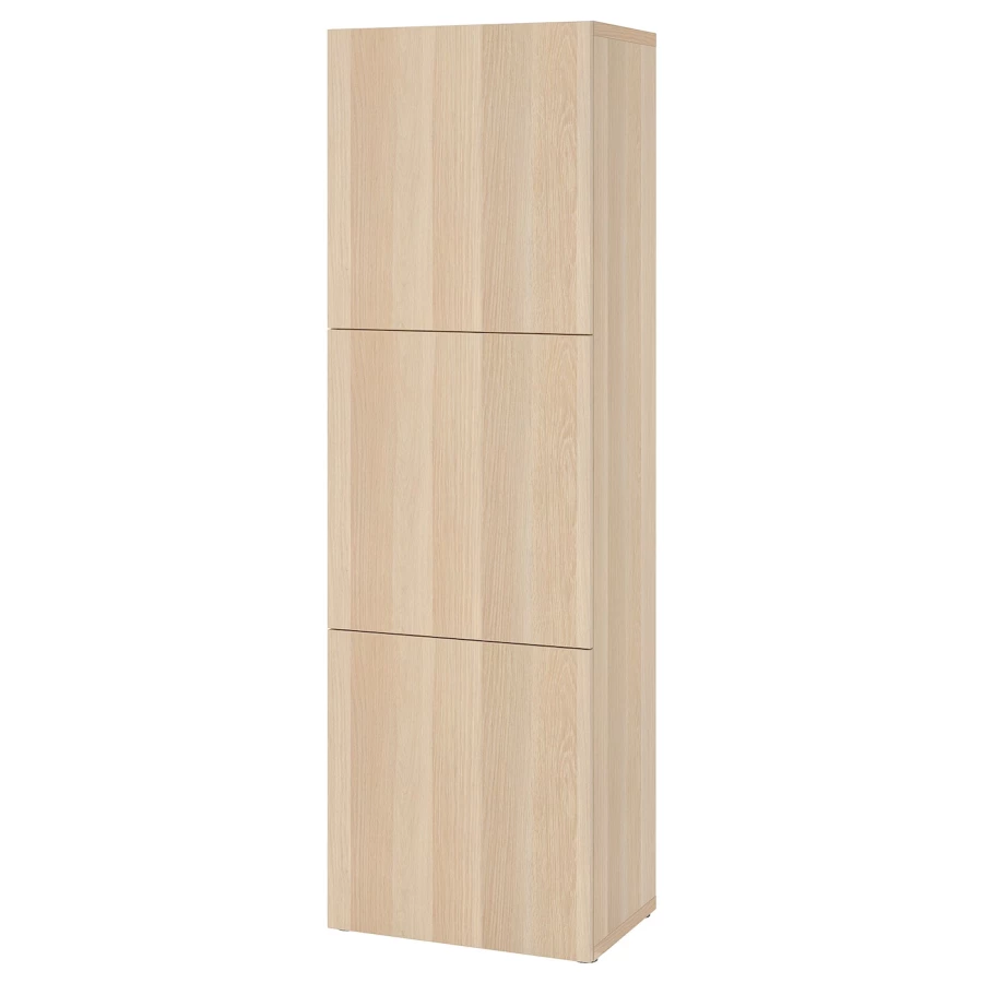 Шкаф - IKEA BESTÅ/BESTA/ БЕСТО ИКЕА, 60x42x193 см, коричневый (изображение №1)