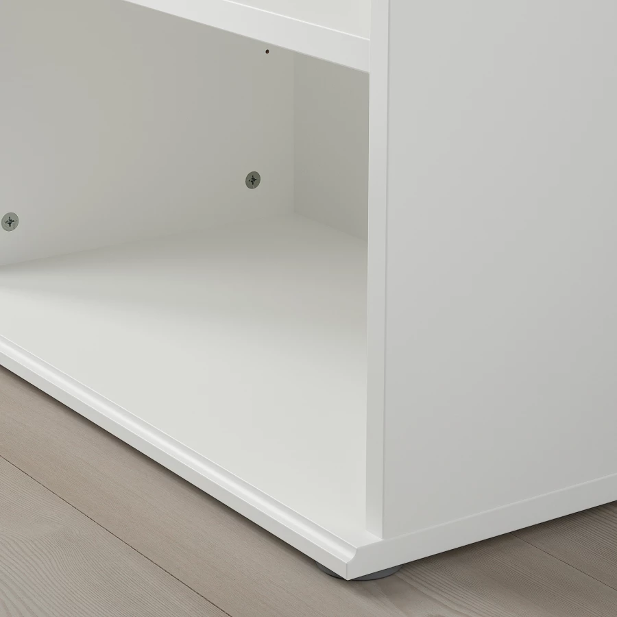 Открытый книжный шкаф - SKRUVBY IKEA/СКРУВБИ ИКЕА, 37.5х60х140 см, белый (изображение №6)