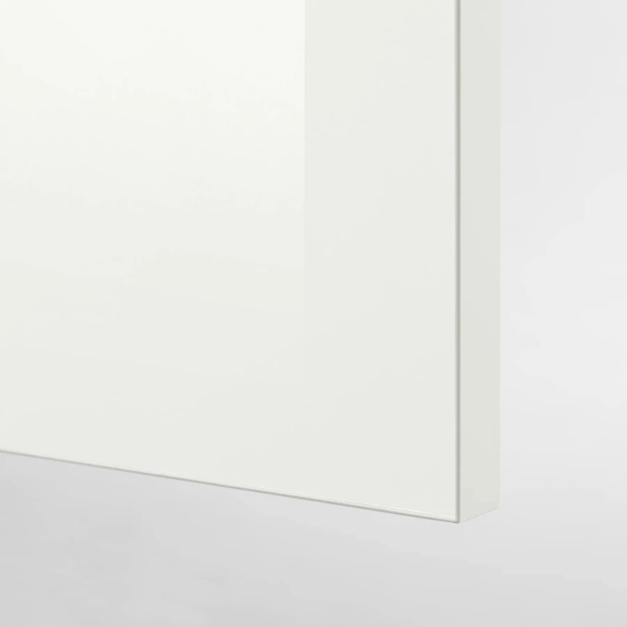Кухонная комбинация для хранения вещей - KNOXHULT IKEA/ КНОКСХУЛЬТ ИКЕА, 120x61x220 см, серый/белый (изображение №9)