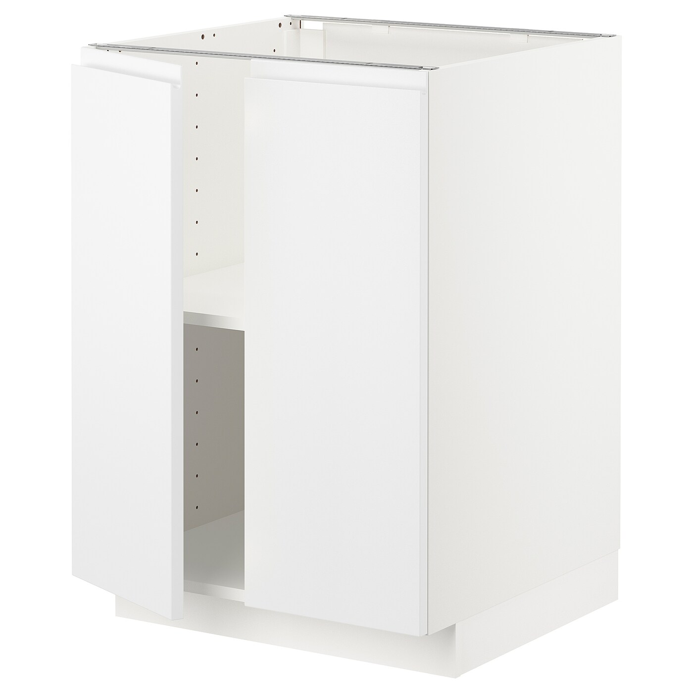 Напольный шкаф - IKEA METOD, 88x62x60см, белый, МЕТОД ИКЕА