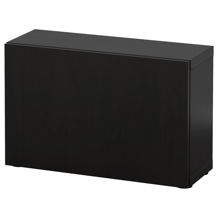 Шкаф - IKEA BESTÅ/BESTA/БЕСТО ИКЕА, 60x20x38 см, черный (изображение №1)