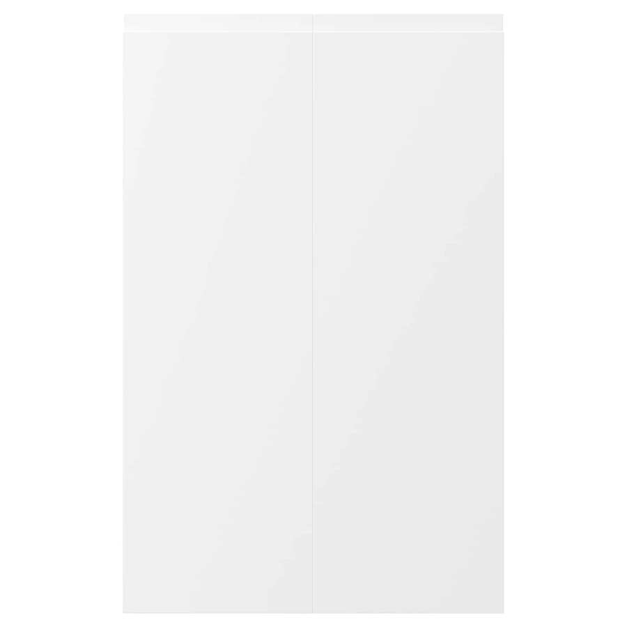 Дверца (левая), 2 шт. - IKEA VOXTORP, 80х25 см, матовый белый, ВОКСТОРП ИКЕА (изображение №1)