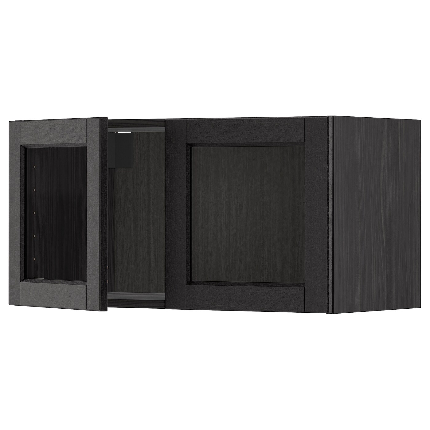 Навесной шкаф - METOD  IKEA/  МЕТОД ИКЕА, 40х80 см, черный