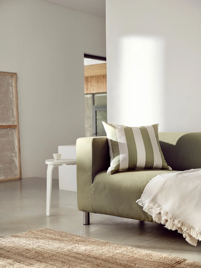 2-местный диван - IKEA KLIPPAN, 66x88x180см, зеленый, КЛИППАН ИКЕА (изображение №8)