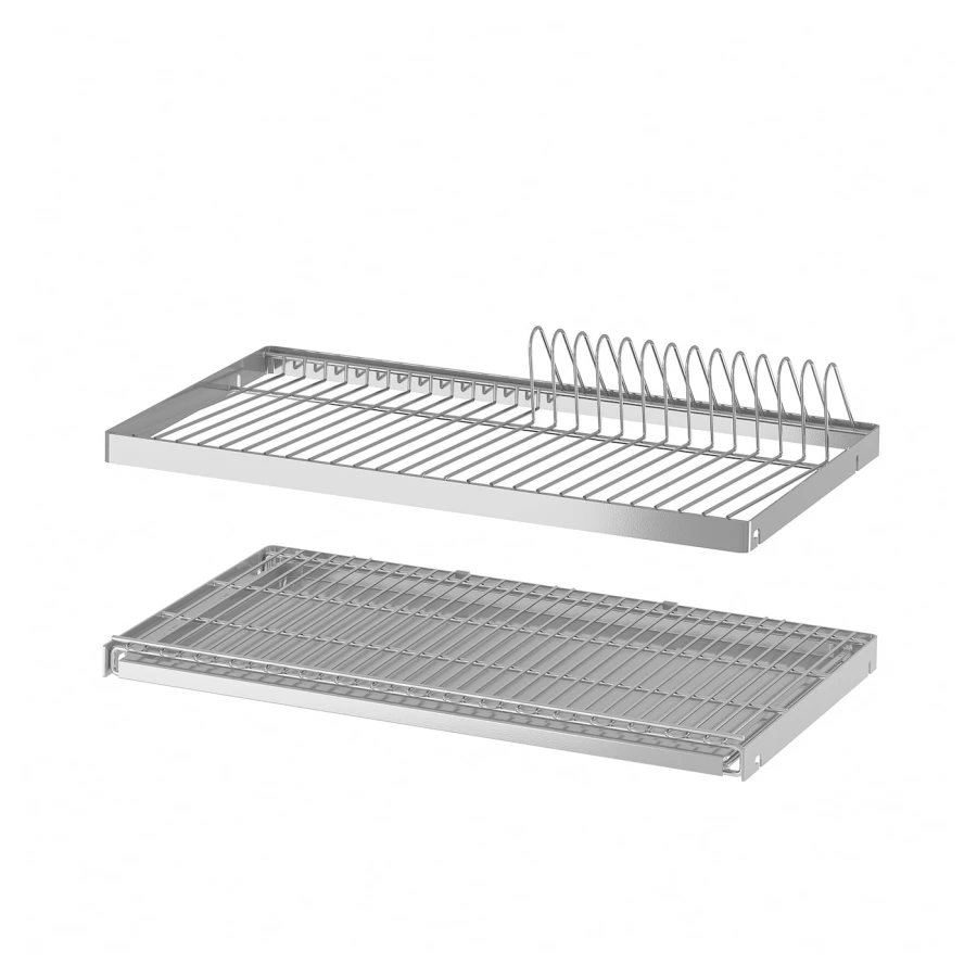 Сушилка для настенного шкафа - UTRUSTA IKEA/ УТРУСТА ИКЕА, 56,4х34,9 см , серебряный (изображение №1)