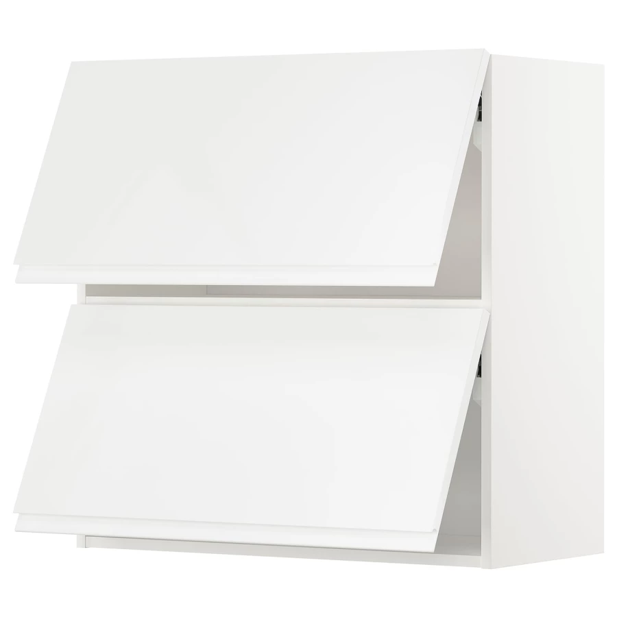 Настенный уровень - IKEA METOD/МЕТОД ИКЕА, 80х80х37 см, белый глянцевый (изображение №1)