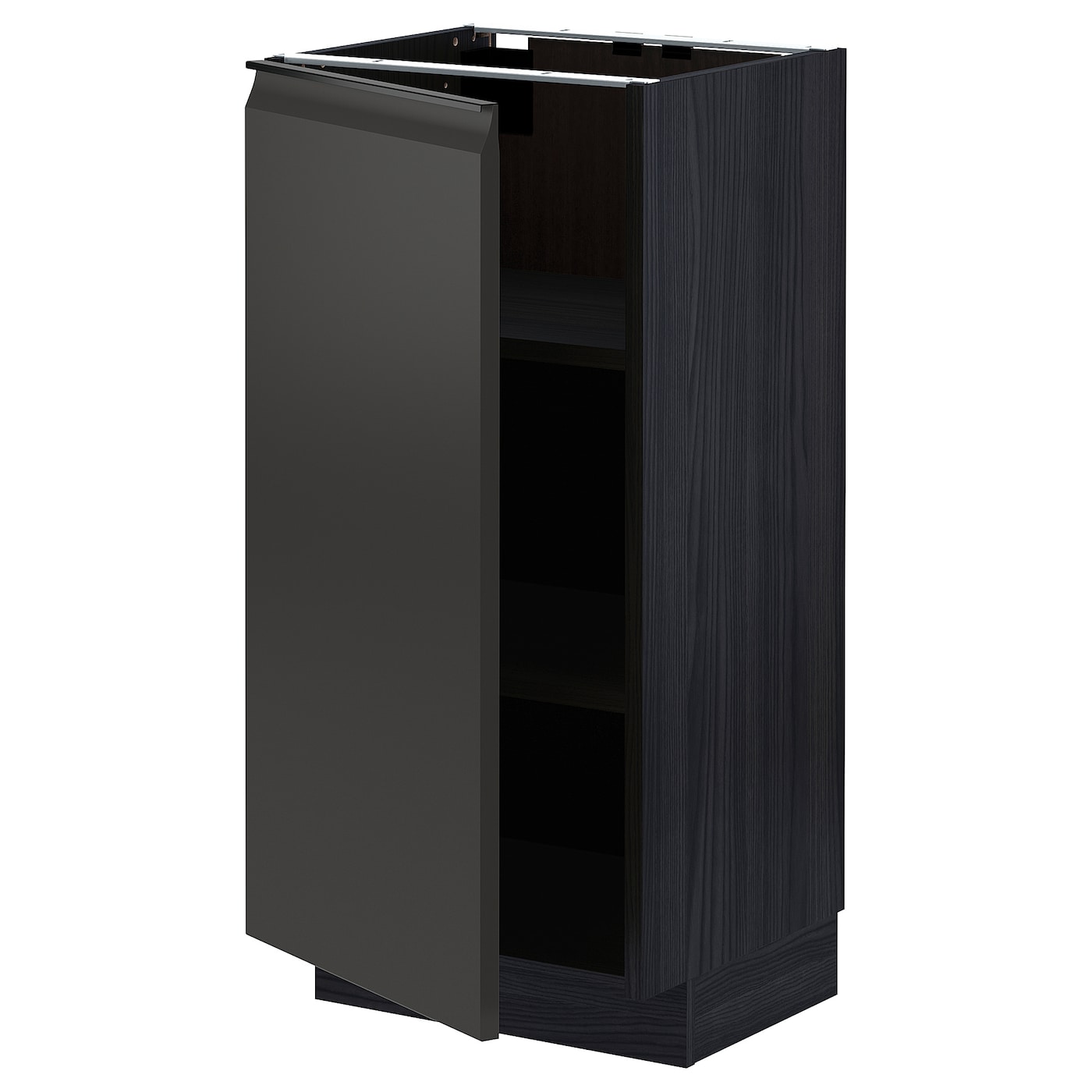 Напольный шкаф - METOD IKEA/ МЕТОД ИКЕА,  88х40 см, черный