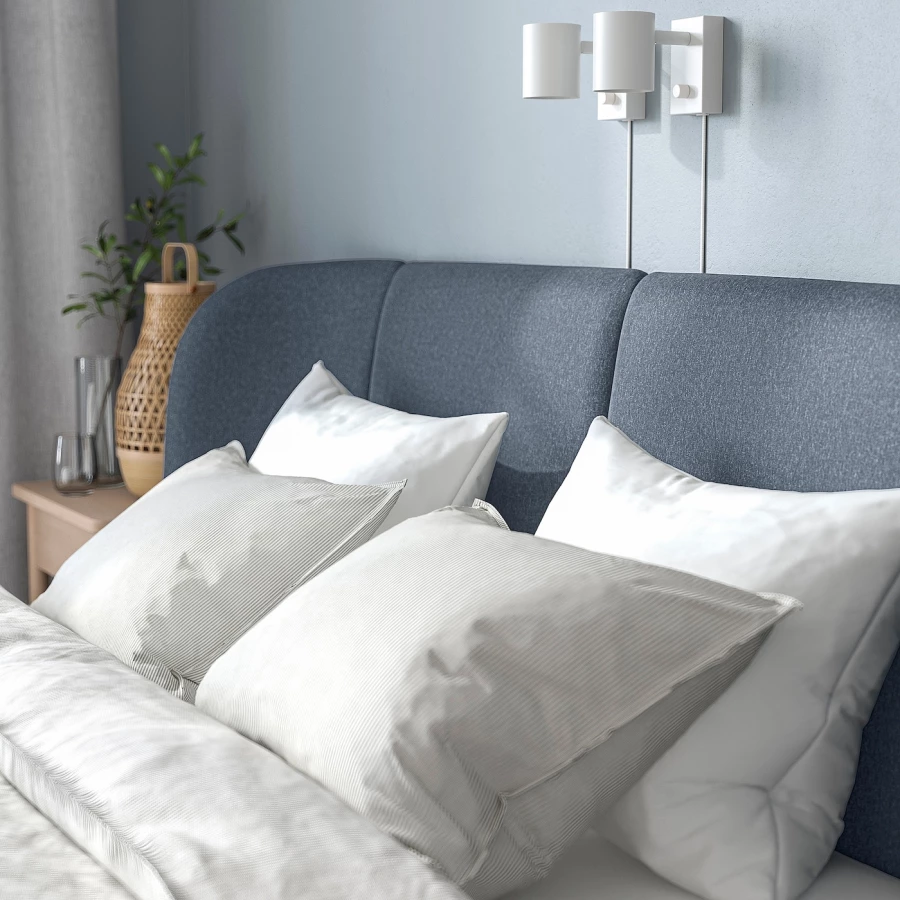 Двуспальная кровать - IKEA TUFJORD, 200х160 см, синий, ТУФЙОРД ИКЕА (изображение №5)