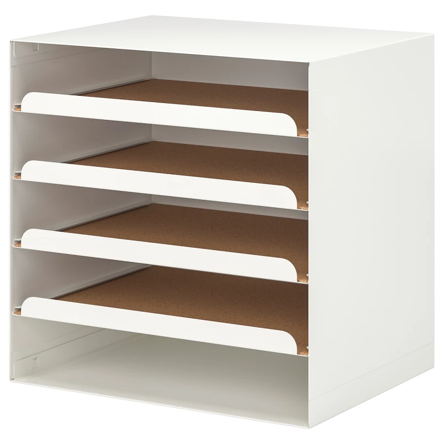 Лоток для писем - KVISSLE IKEA/ КВИССЛЕ ИКЕА,  32x25x32 см, белый (изображение №1)