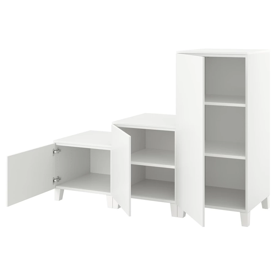 Платяной шкаф - PLATSA/IKEA/ ПЛАТСА ИКЕА,180x57x133 см, белый (изображение №1)