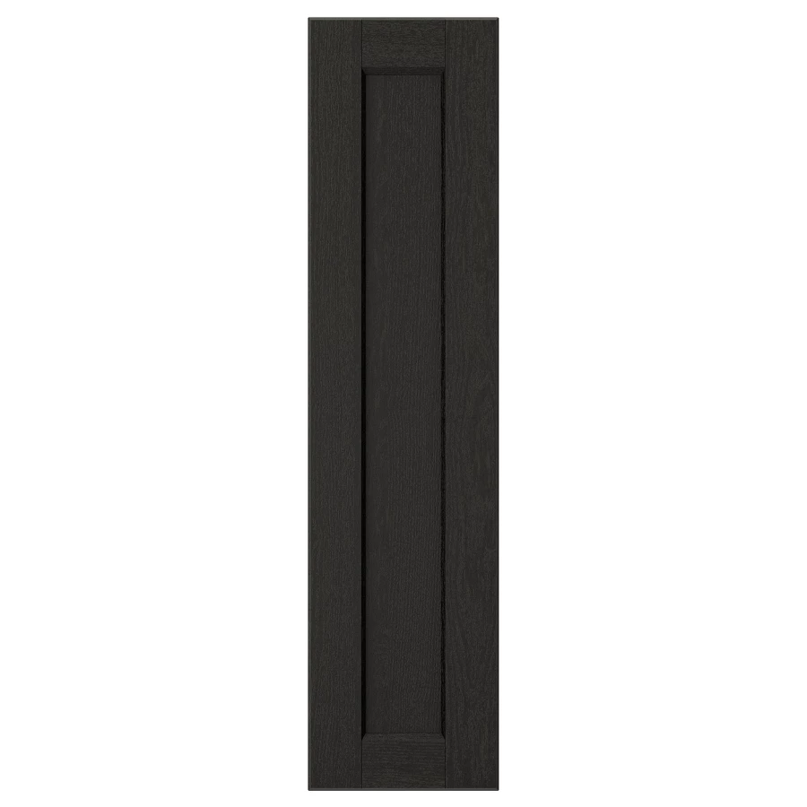 Фасад - IKEA LERHYTTAN, 80х20 см, черный, ЛЕРХЮТТАН ИКЕА (изображение №1)