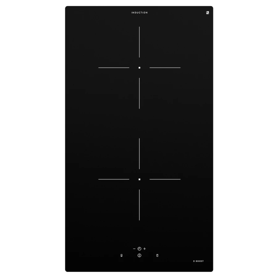 Индукционная варочная панель - VÄLBILDAD / VАLBILDAD IKEA/ ВАЛЬБИЛДАД ИКЕА,  29 см, черный (изображение №1)