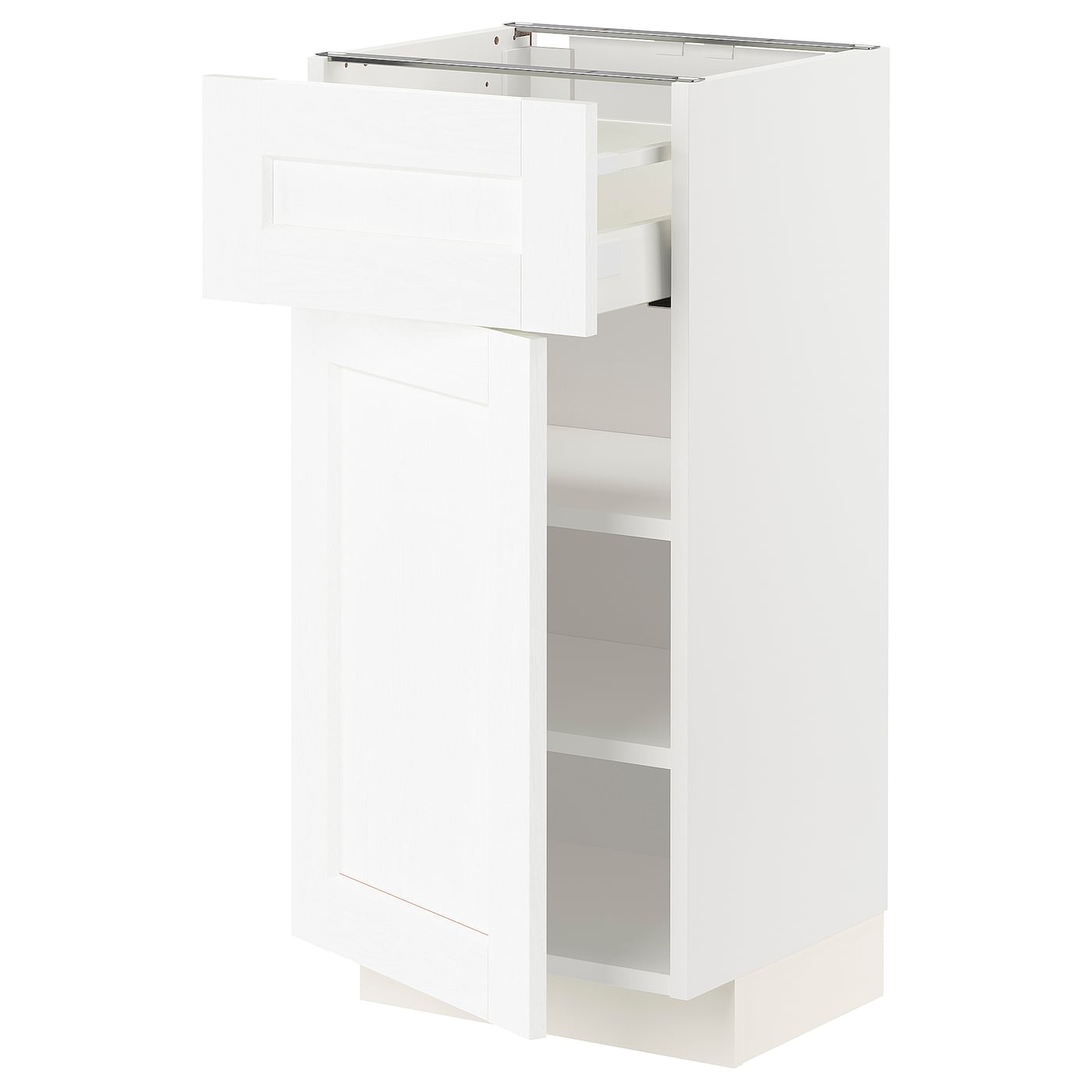 Напольный шкаф - IKEA METOD MAXIMERA, 88x39,5x40см, белый, МЕТОД МАКСИМЕРА ИКЕА