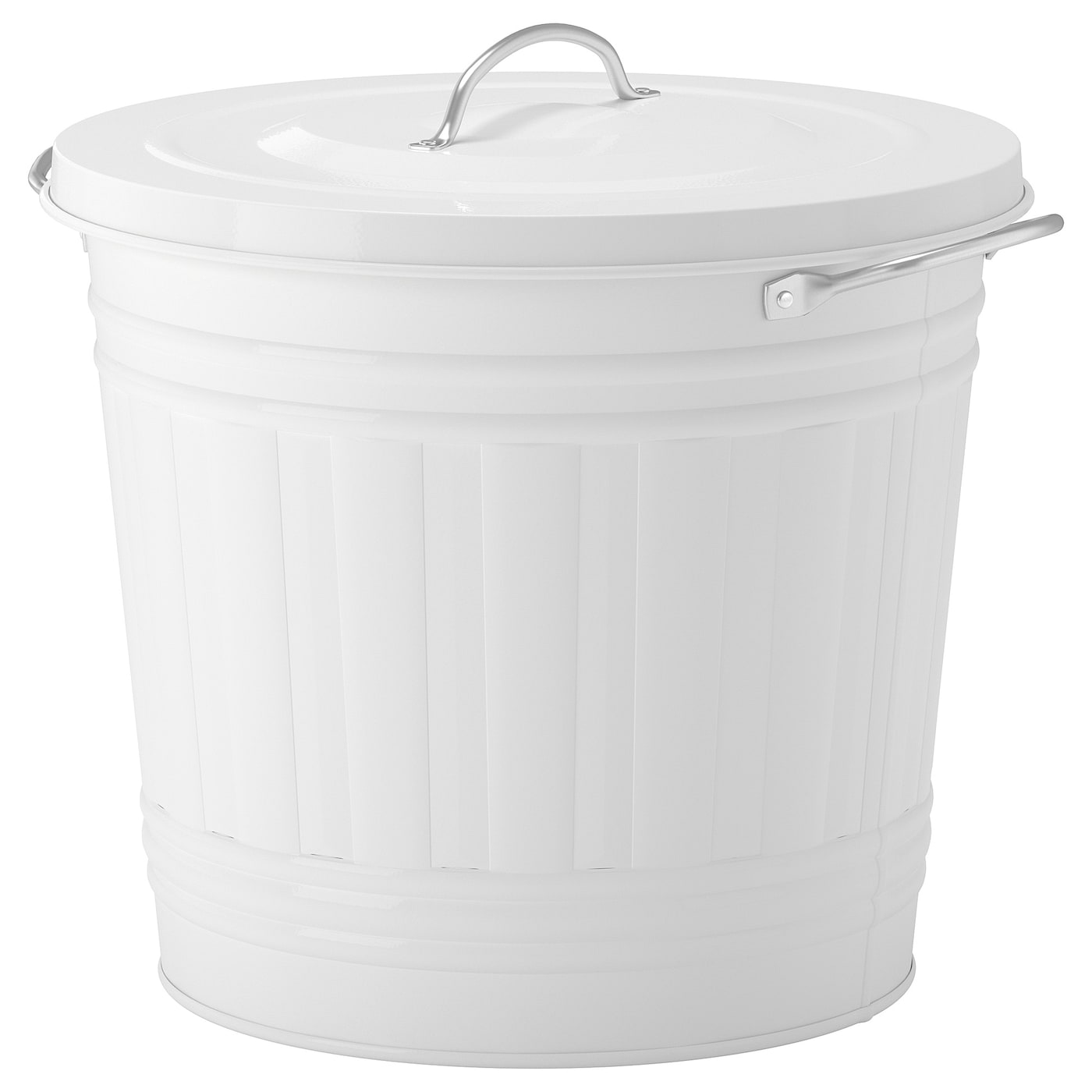 Корзина для мусора - IKEA KNODD, 16л, белый, КНОДД ИКЕА