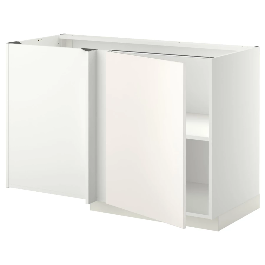 Напольный шкаф - METOD IKEA/ МЕТОД ИКЕА,  128х68 см, белый (изображение №1)