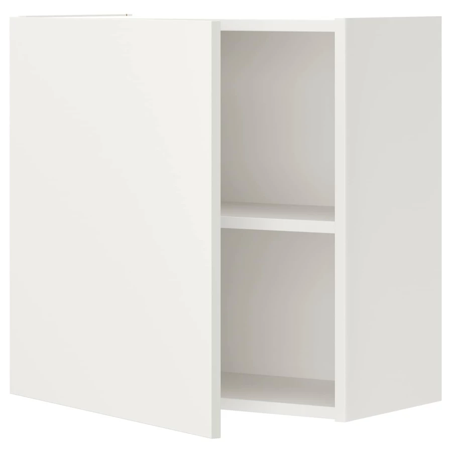 Кухонный навесной шкаф - ENHET IKEA/ ЭНХЕТ ИКЕА, 60х30х60 см, белый (изображение №1)