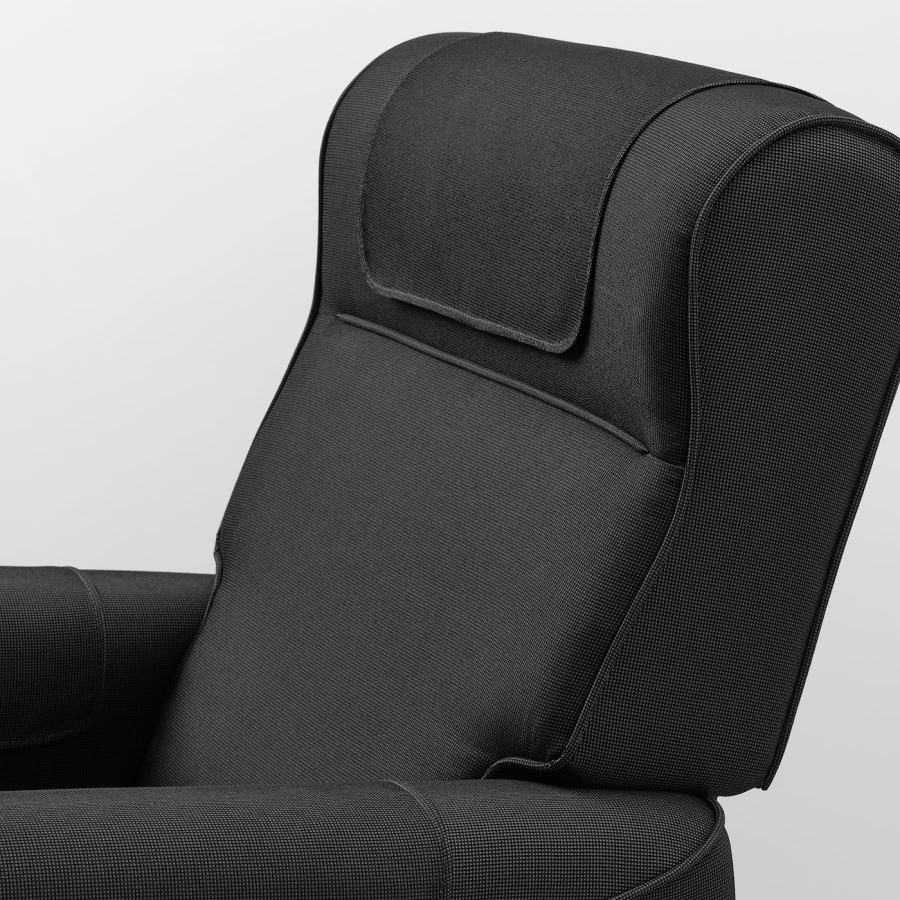 Кресло - IKEA MUREN, 85х94х97 см, черный, МУРЭН ИКЕА (изображение №5)