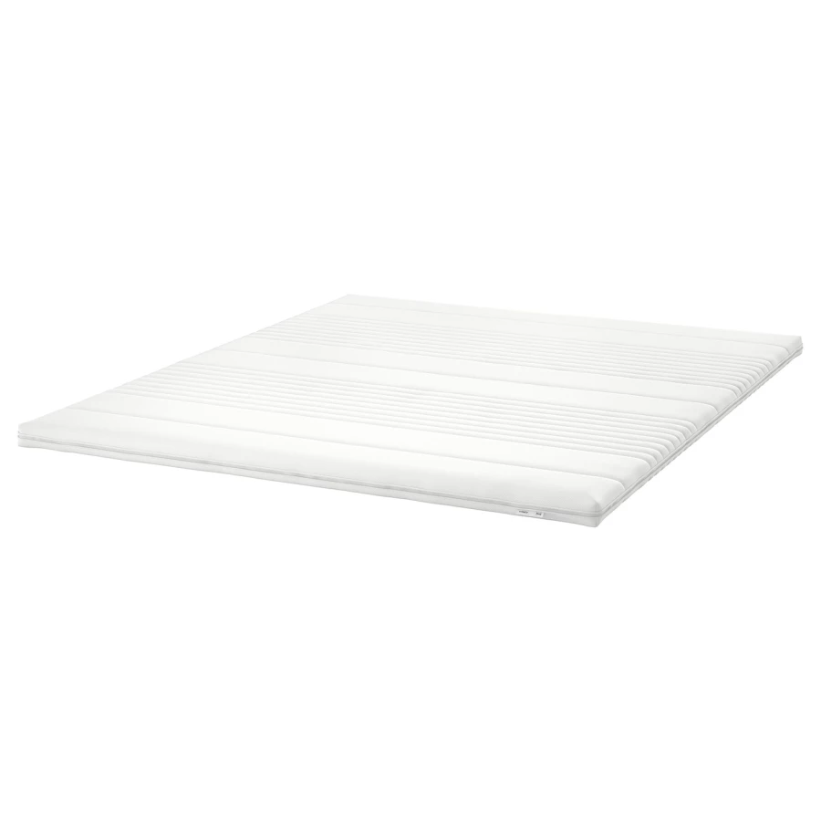 Континентальная кровать - IKEA DUNVIK, 200х180 см, матрас жесткий/средне-жесткий, темно-серый, ДУНВИК ИКЕА (изображение №3)