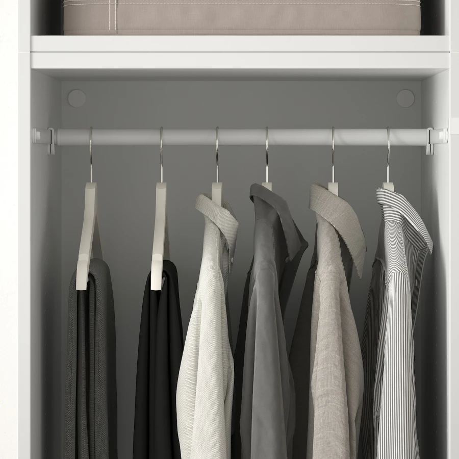 Шкаф 9 дверей + 3 ящика - IKEA PLATSA/ПЛАТСА ИКЕА, 57х240х221 см, белый/бежевый (изображение №4)