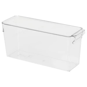 Контейнер для продуктов с крышкой - IKEA KLIPPKAKTUS, 32х10х15 см, прозрачный, КЛИППКАКТУС ИКЕА