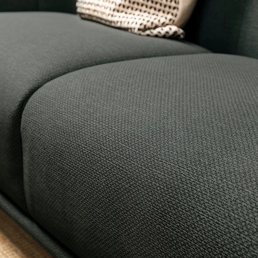2-местный диван - IKEA VISKAFORS,  74x90x194см, зеленый, ВИСКАФОРС ИКЕА (изображение №5)