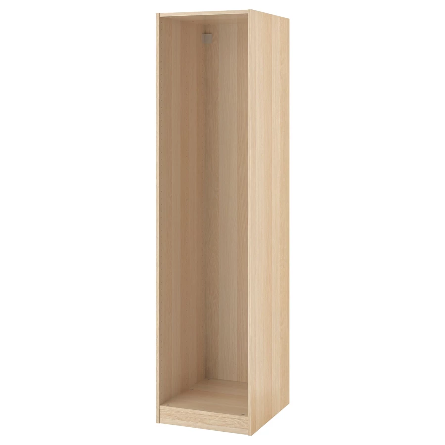 Каркас гардероба - IKEA PAX, 50x58x201 см, под беленый дуб ПАКС ИКЕА (изображение №1)