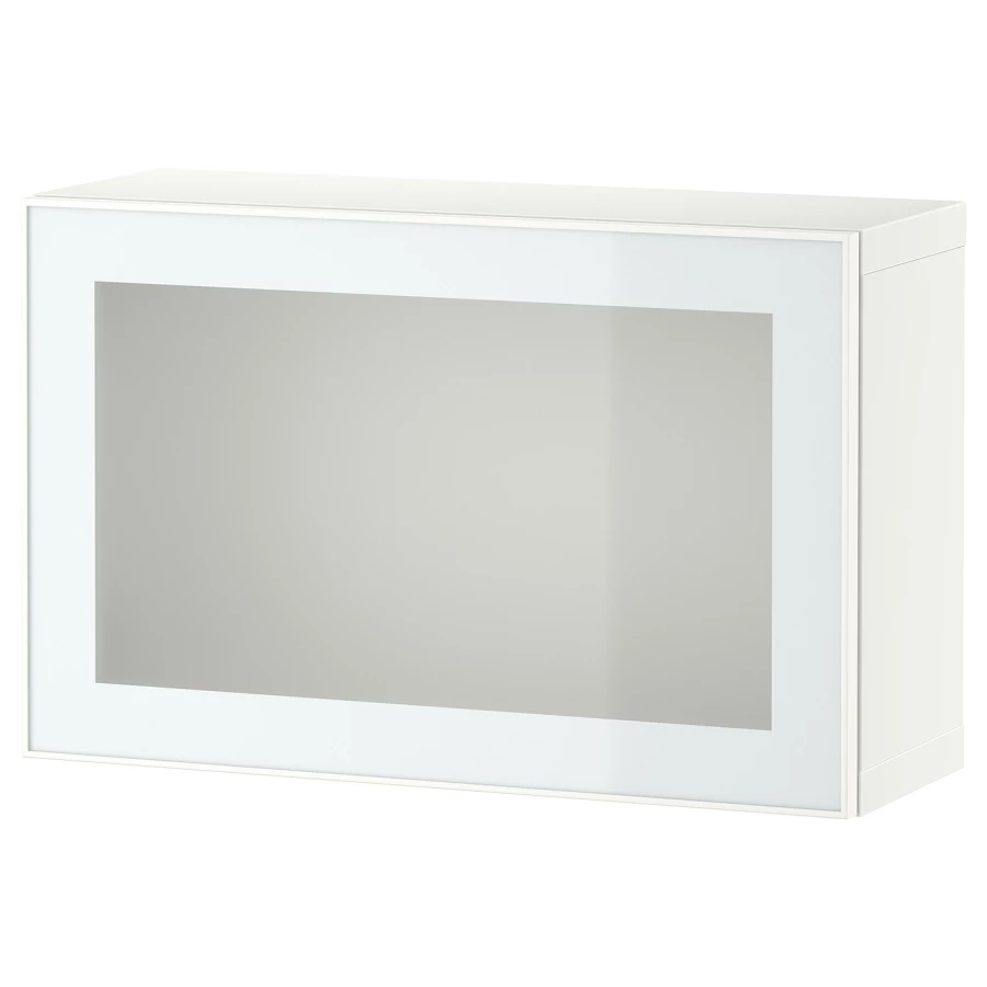 Навесной шкаф - IKEA BESTÅ/BESTA, 60x22x38 см, белый, БЕСТО ИКЕА (изображение №1)