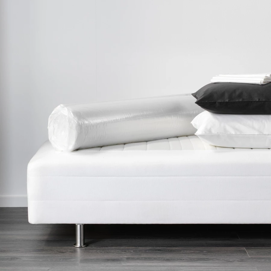 Наматрасник - TALGJE  IKEA/ ТАЛДЖЕ ИКЕА, 160х200 см, белый (изображение №6)