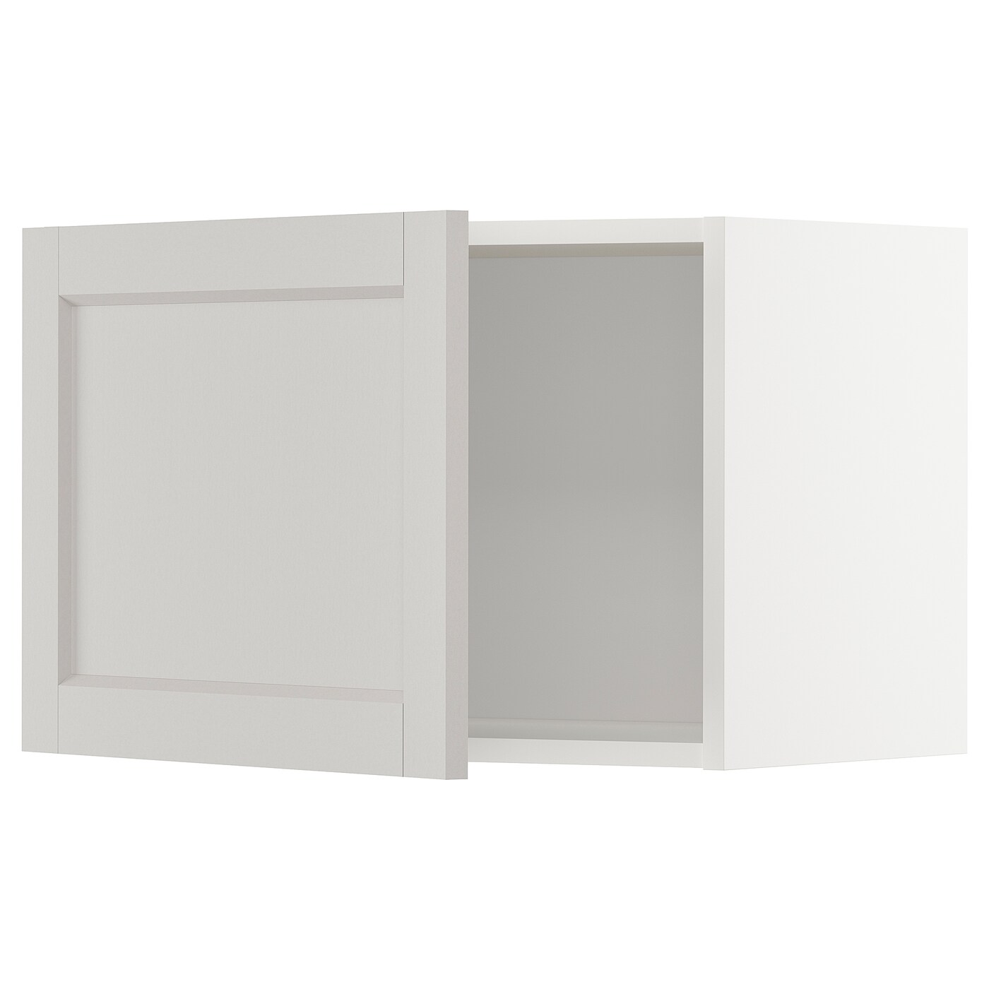 METOD Навесной шкаф - METOD IKEA/ МЕТОД ИКЕА, 40х60 см, белый/светло-серый
