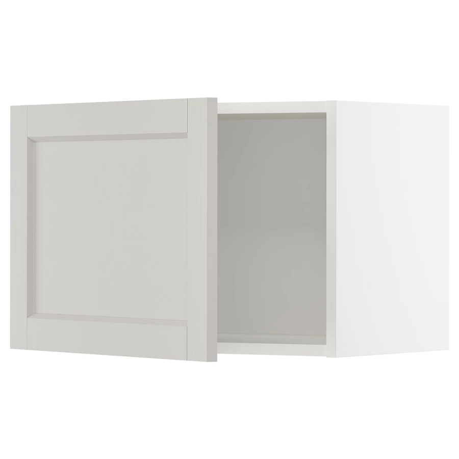 METOD Навесной шкаф - METOD IKEA/ МЕТОД ИКЕА, 40х60 см, белый/светло-серый (изображение №1)