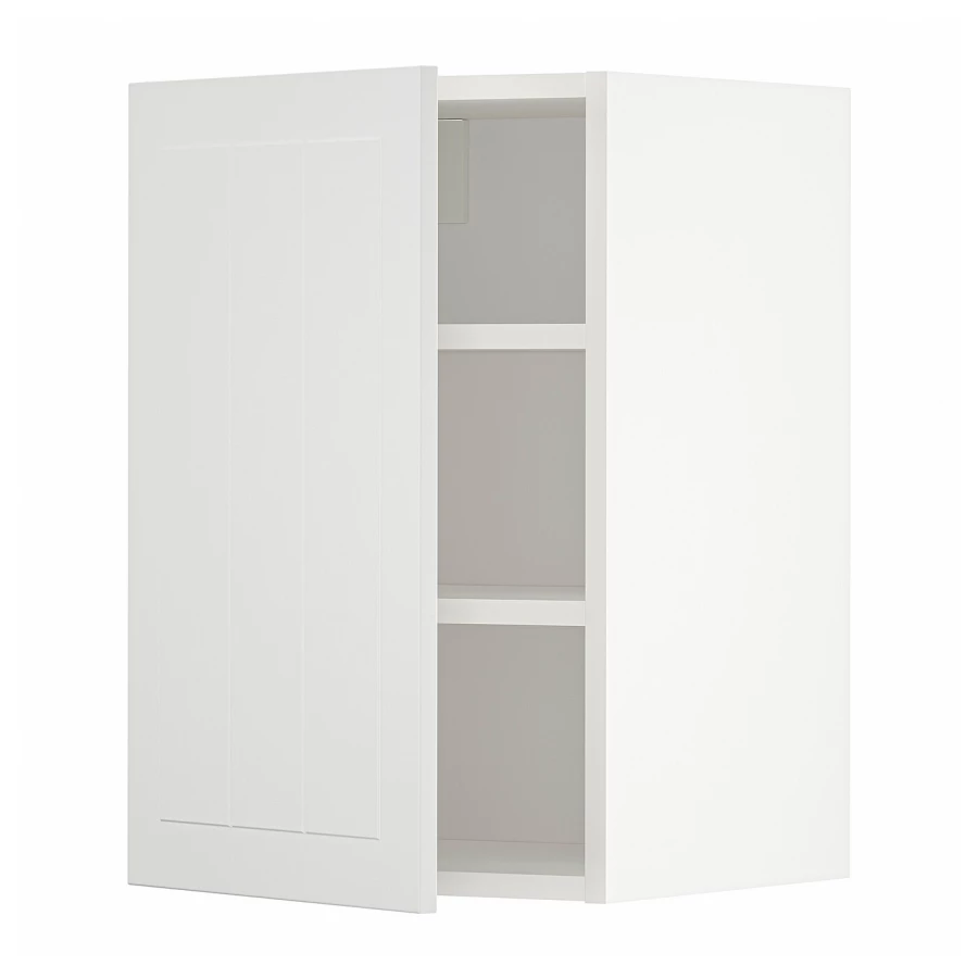 Навесной шкаф с полкой - METOD IKEA/ МЕТОД ИКЕА, 60х40 см,белый (изображение №1)