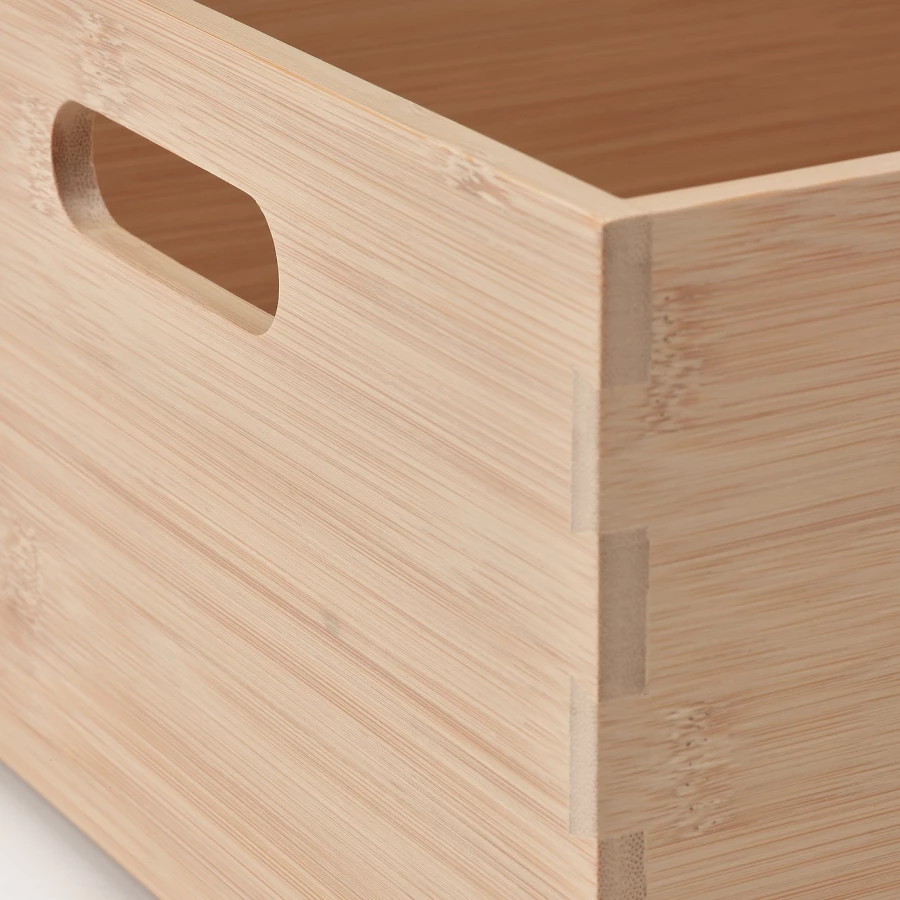 Ящик для хранения - IKEA UPPDATERA/УППДАТЕРА ИКЕА, 24x32x15 см, коричневый (изображение №2)