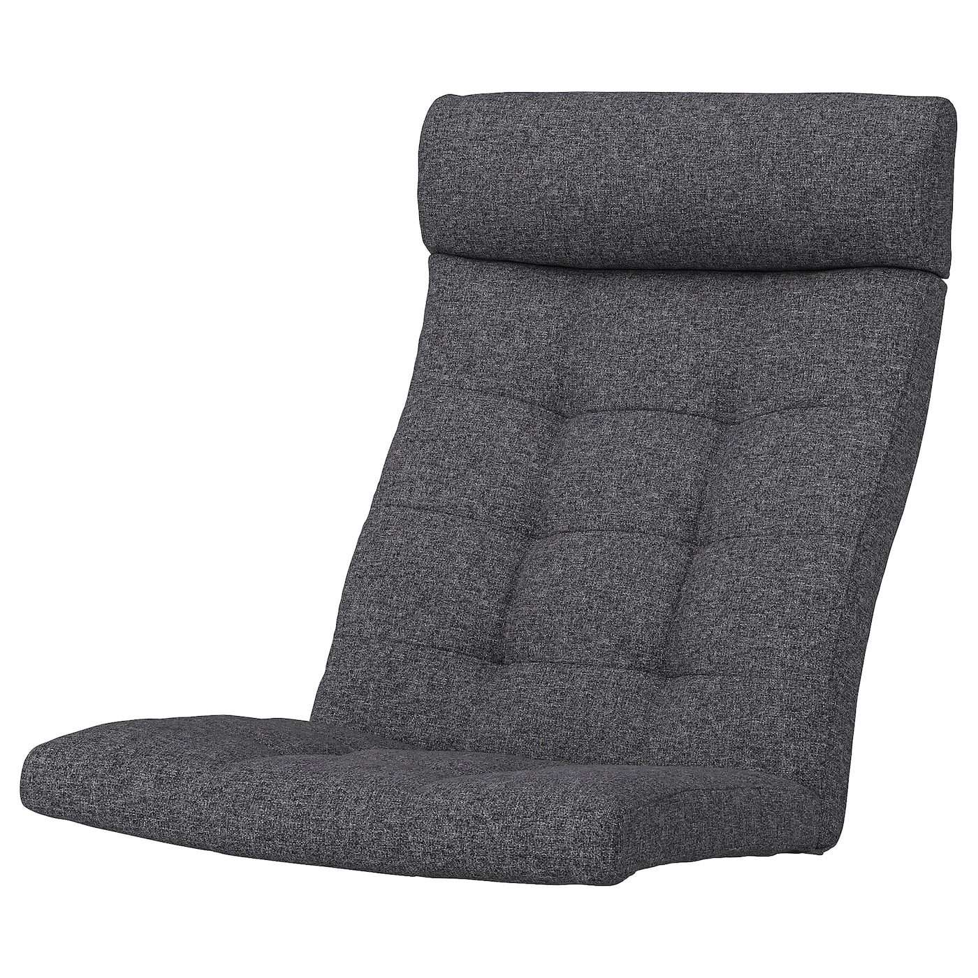 Подушка на кресло - POÄNG /POANG IKEA /  ПОЭНГ ИКЕА,  137х55 см, серый