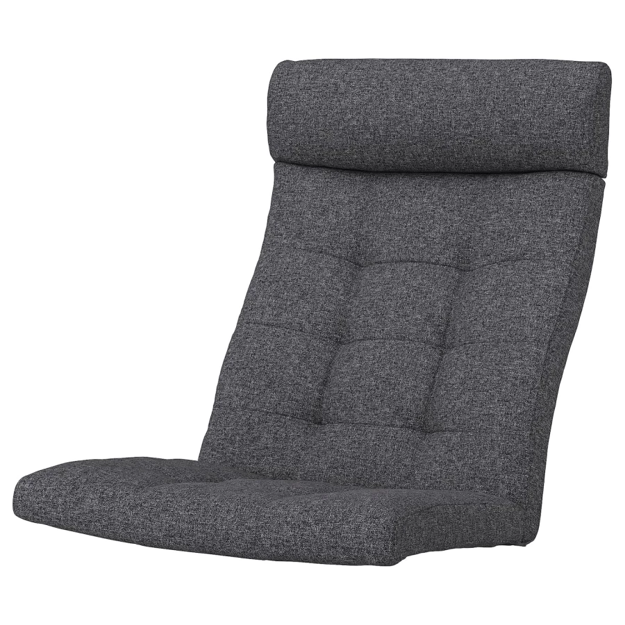 Подушка на кресло - POÄNG /POANG IKEA /  ПОЭНГ ИКЕА,  137х55 см, серый (изображение №1)