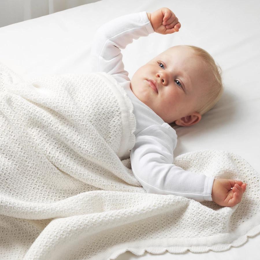 Детское одеяло - GULSPARV IKEA/ ГУЛСПАРВ ИКЕА, 70x90 см,  бежевый (изображение №2)