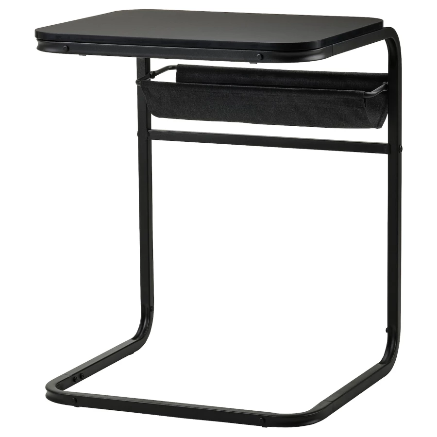 Столик придиванный -  IKEA OLSERÖD/ОЛСЕРОД ИКЕА, 63х53х50 см, черный (изображение №1)