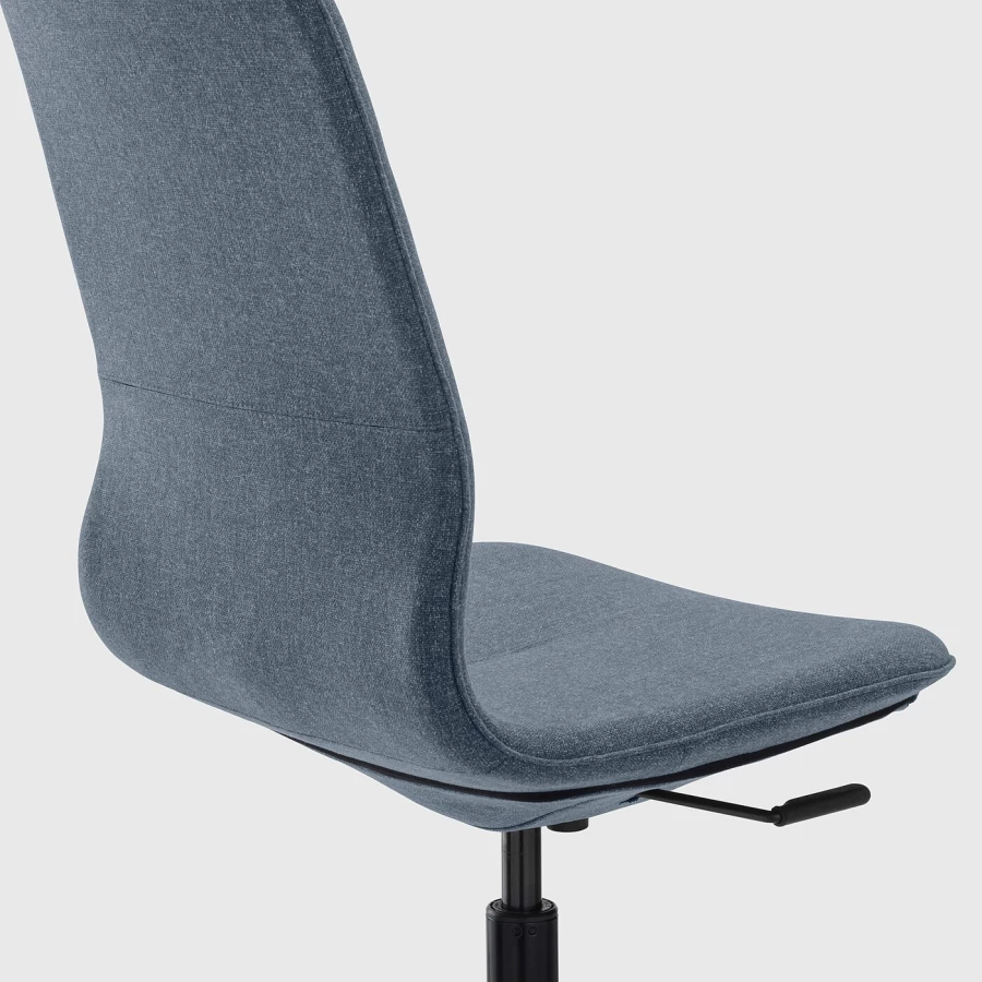 Офисный стул - IKEA LÅNGFJÄLL/LANGFJALL, 68x68x104см, серый/светло-серый, ЛОНГФЬЕЛЛЬ ИКЕА (изображение №3)