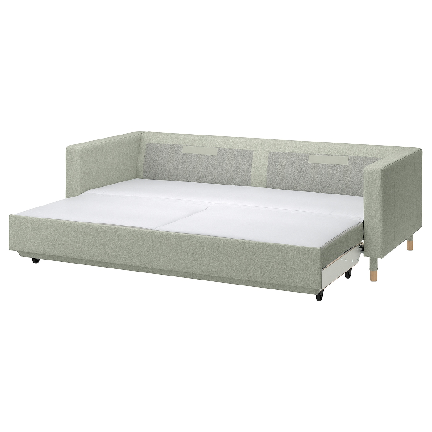 3-местный диван-кровать - IKEA LANDSKRONA, 92x223см, белый, ЛАНДСКРУНА ИКЕА