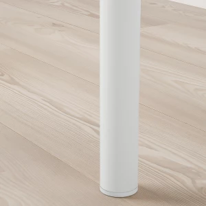 Второе фото. Каркас кровати со столешницей - IKEA VITVAL/ ВИТВАЛ ИКЕА, 90х200 см, белый/светло-серый