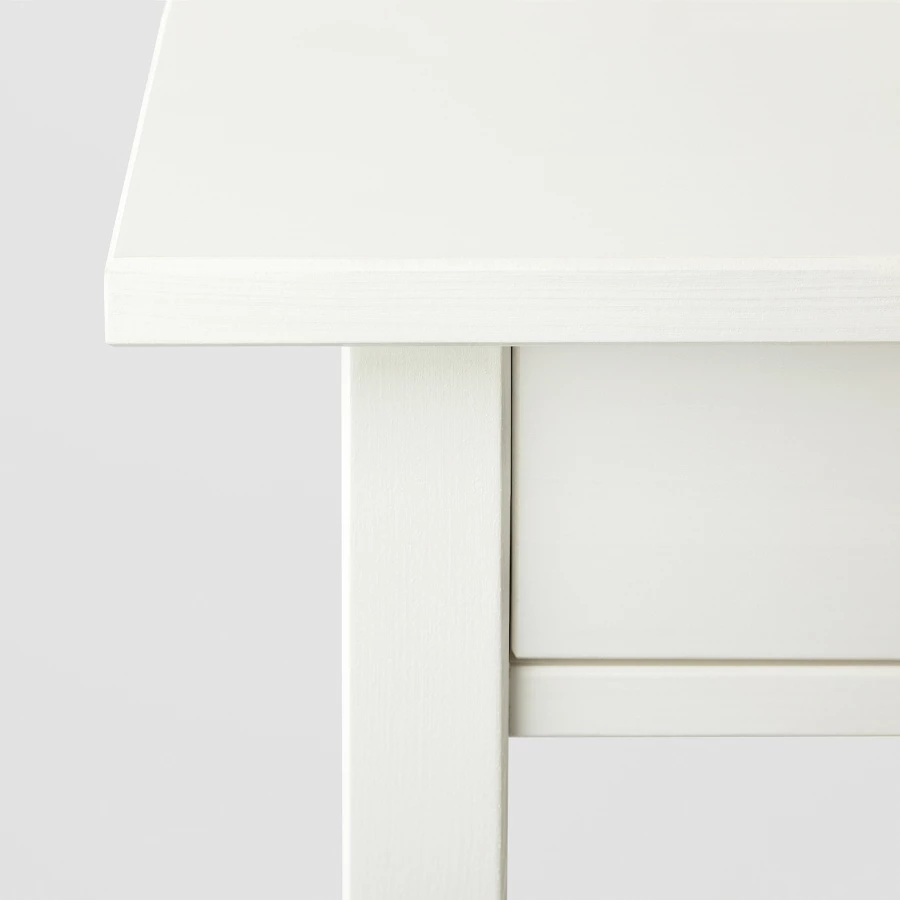 Тумбочка - IKEA HEMNES, 46x70 см, белый, ХЕМНЭС ИКЕА (изображение №6)