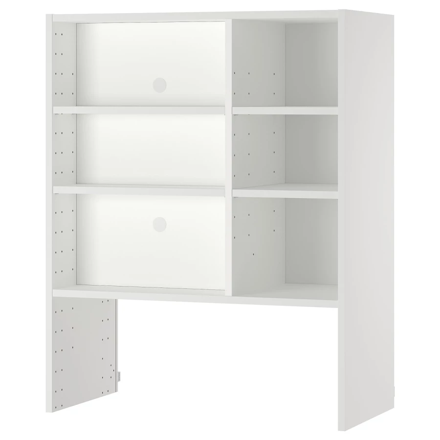 Шкафчик навесной для встроенной вытяжки -  METOD  IKEA/  МЕТОД ИКЕА, 100х80 см, белый (изображение №1)
