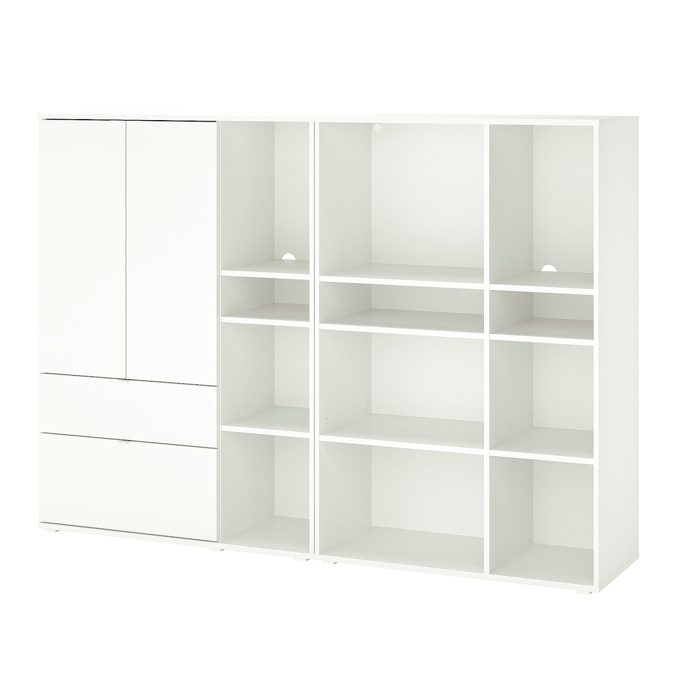 Шкаф  - VIHALS IKEA/ ВИХАЛС ИКЕА, 200x37x140 см, белый