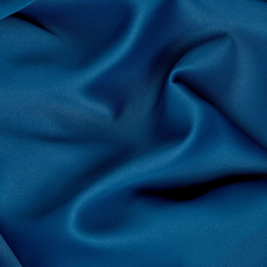 Штора, 2 шт. - IKEA MAJGULL, 300х145 см, темно-синий, МАЙГУЛЛ ИКЕА (изображение №2)