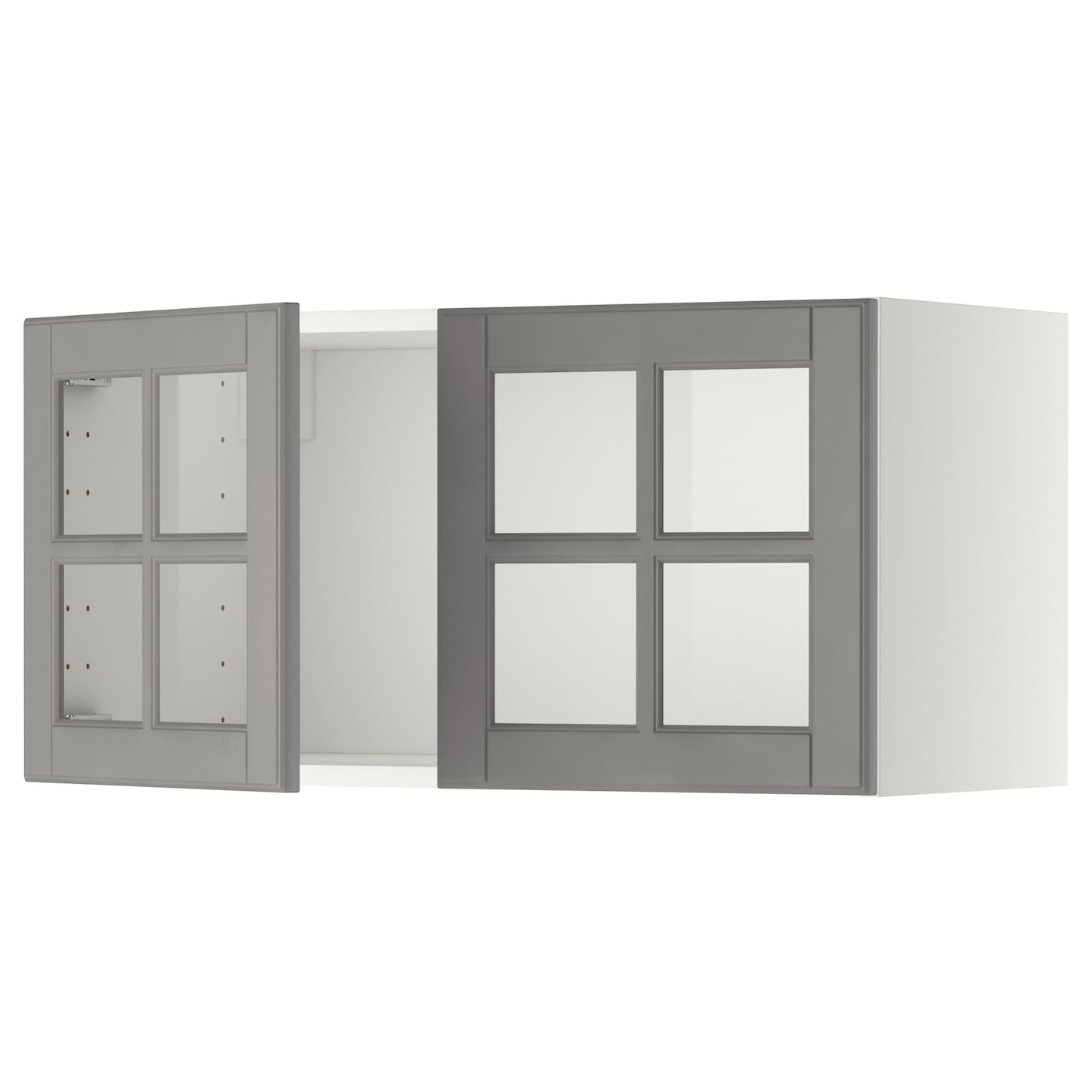 Навесной шкаф - METOD  IKEA/  МЕТОД ИКЕА, 40х80 см, белый/серый